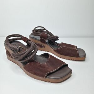 Arche brown leather sandals size 38